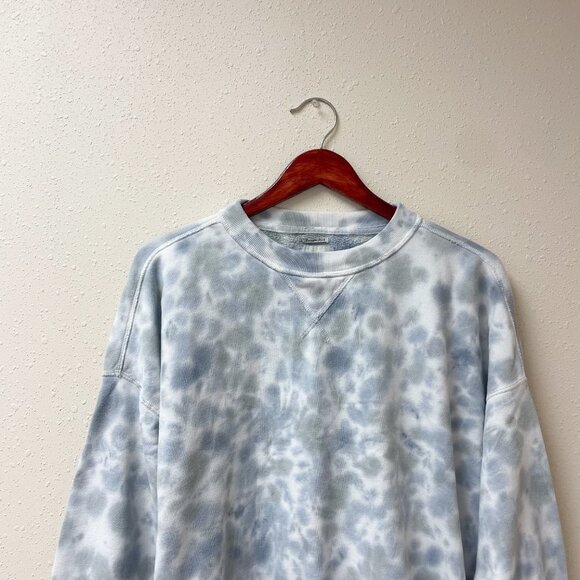 Abercrombie & Fitch Blue & Green Tie Dye Weekender Sweatshirt - Picture 2 of 8